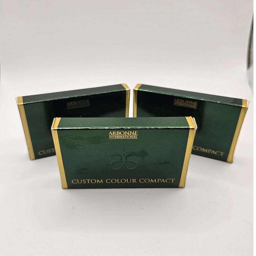 NIB Vintage Arbonne‎ Custom Color Compact Palette (3 compacts)